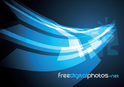 Technology Abstract Stripe Background With Copy-space  Ill Stock Image