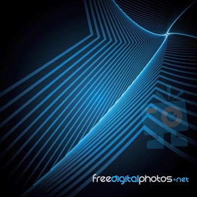 Technology Abstract Stripe Background With Copy-space  Ill Stock Image