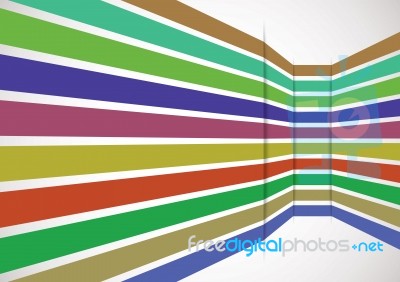 Technology Abstract Stripe Background With Copy-space  Ill Stock Image