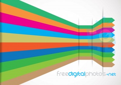 Technology Abstract Stripe Background With Copy-space  Ill Stock Image