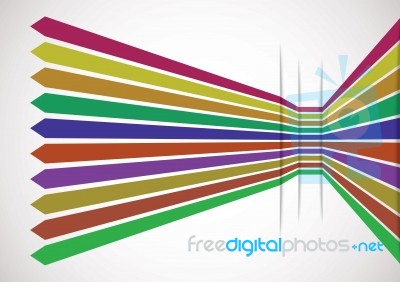 Technology Abstract Stripe Background With Copy-space  Ill Stock Image