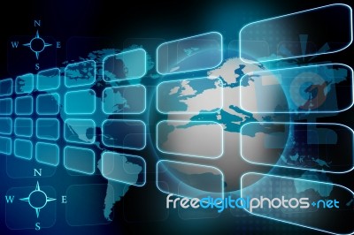 Technology Background Stock Image