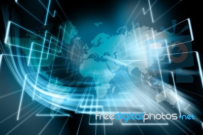 Technology  Background Stock Image