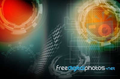 Technology  Background Stock Image