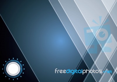 Technology Circle Abstract Geometric Background Stock Image