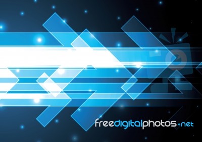 Technology Circle Arrow Abstract Background Stock Image