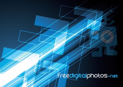 Technology Circle Arrow Abstract Background Stock Image