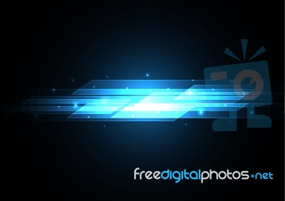 Technology Cyber Abstract Light Stripe Background Stock Image