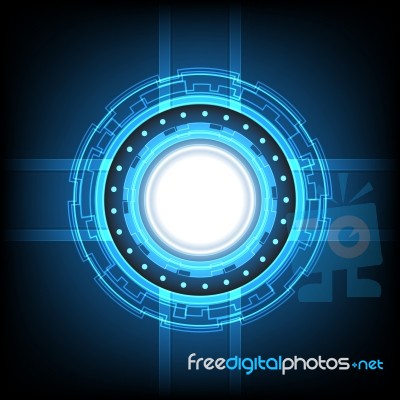 Technology Digital Abstract Background  Illustration Stock Image