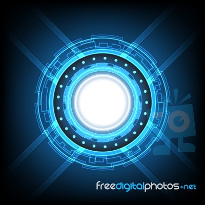 Technology Digital Abstract Background  Illustration Stock Image