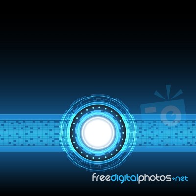 Technology Digital Abstract Background  Illustration Stock Image