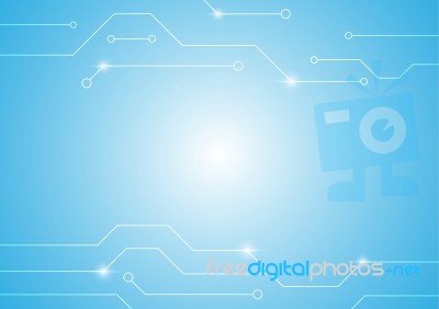 Technology Digital Future Circuit Abstract Concept Ackground Stock Image