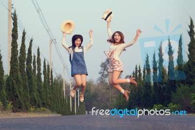 Teenage Asian Girl Stock Photo