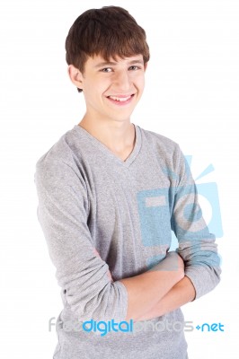 Teenage Boy Stock Photo