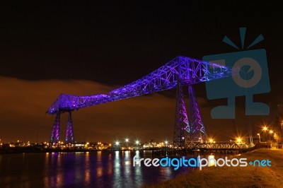 Teeside Transporter Bridge Stock Photo