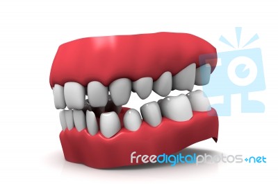 Teeth Model Stock Image