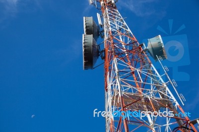 Telecommunication Tower Stock Photo