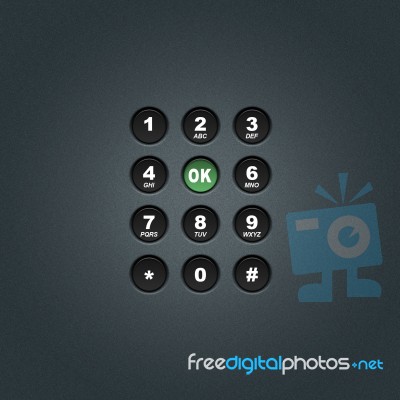 Telephone Buttons Stock Image