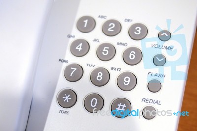 Telephone Keypad Stock Photo