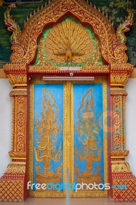 Temple Gate,thailand Stock Photo