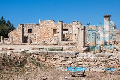 Temple Of Apollo Hylates Near Kourion In Cyprus Stock Photo