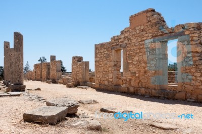 Temple Of Apollo Near Kourion Cyprus Stock Photo