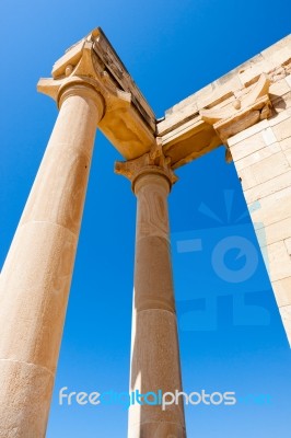 Temple Of Apollo Near Kourion Cyprus Stock Photo