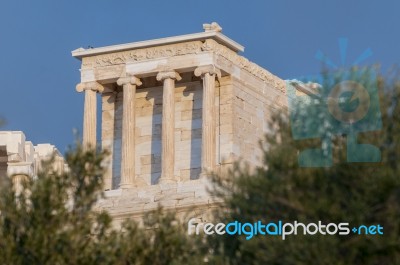 Temple Of Athena Nike Stock Photo