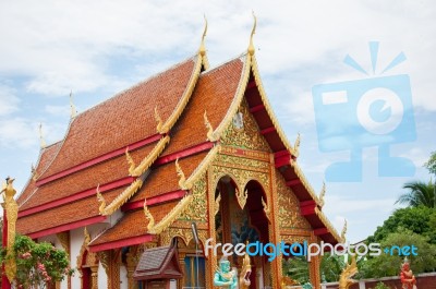 Temple Phayao,thailand Stock Photo