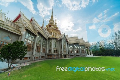 Temple , Wat Thai They Are Public Domain Or Treasure Of Buddhism… Stock Photo