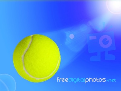 Tennis Ball Stock Image