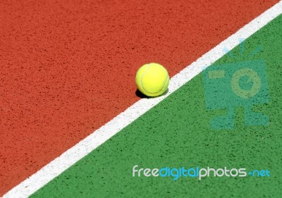 Tennis Ball Stock Photo