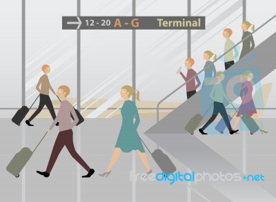 Terminal Airport Stock Image