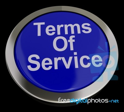 Terms Of Service button Stock Image