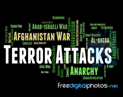 Terror Attacks Means Freedom Fighter And Fighters Stock Image