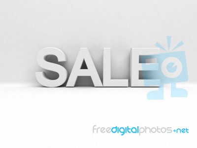 Text Sale Stock Image