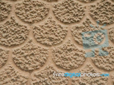 Texture Of A Wall Of A Building From A Stone Laying Stock Photo