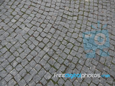 Texture Of A Wall Of A Building From A Stone Laying Stock Photo