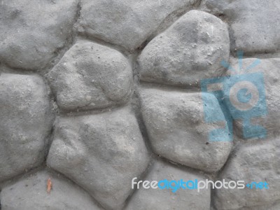 Texture Of A Wall Of A Building From A Stone Laying Stock Photo