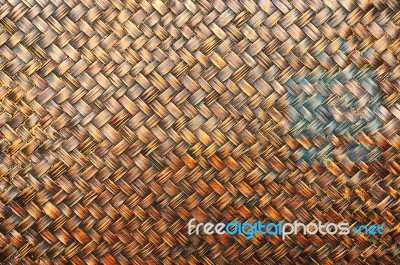 Texture Of Bamboo Wall Stock Photo