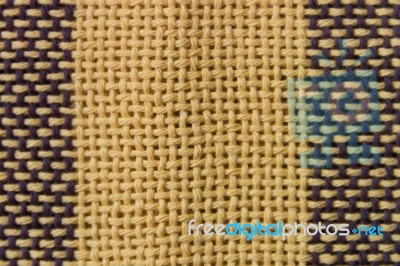 Texture Of Multi-colored Loom Woven Fabrics Stock Photo