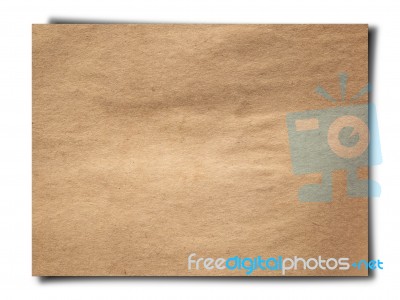 Texture Of Old Brown Paper Stock Photo