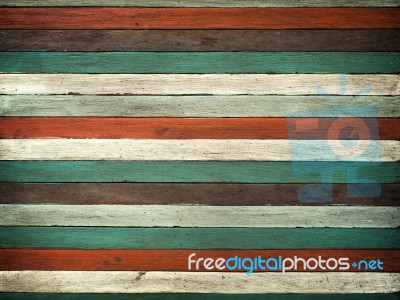 Texture Of Old Color Wood Stock Photo