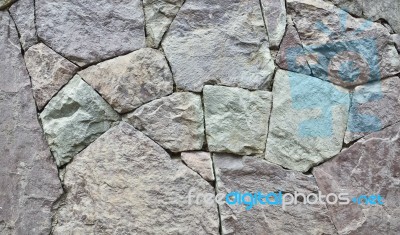 Texture Of Rock Wall Stock Photo