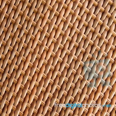 Texture Of Synthetic Rattan Weave Stock Photo