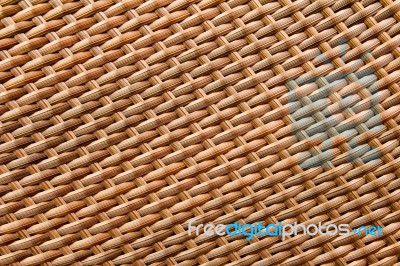 Texture Of Synthetic Rattan Weave Stock Photo