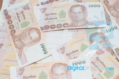 Thai Banknote Stock Photo