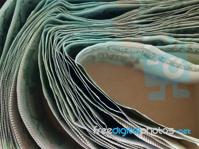 Thai Banknotes Stock Photo