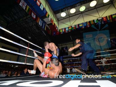 Thai Boxing Stock Photo