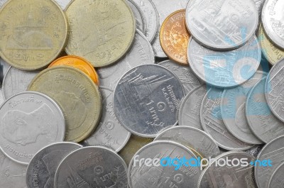 Thai Coin Money Stock Photo